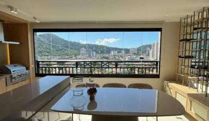 Apartamento decorado à venda em prédio de alto padrão com 2 suítes e 2 vagas!!!