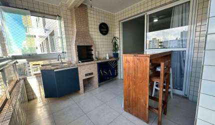 Apartamento à venda, 134 m² por R$ 1.200.000,00 - Canto do Forte - Praia Grande/SP