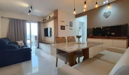 Apartamento com 2 dormitórios à venda, 82 m² por R$ 830.000 - Vila Guilhermina - Praia Grande/SP