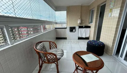 Apartamento à venda, 84 m² por R$ 540.000,00 - Tupi - Praia Grande/SP