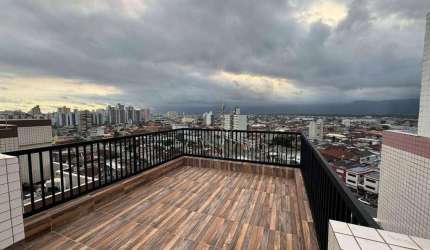 Cobertura com 2 dormitórios à venda, 125 m² por R$ 580.000,00 - Tupi - Praia Grande/SP