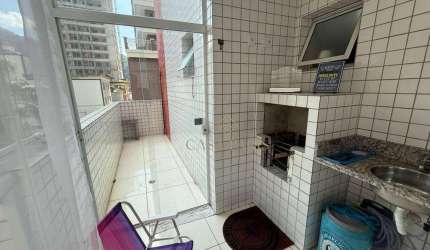 Apartamento com 1 dormitório à venda, 70 m² por R$ 375.000,00 - Canto do Forte - Praia Grande/SP