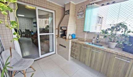 Apartamento com 2 dormitórios à venda, 86 m² por R$ 650.000,00 - Aviação - Praia Grande/SP