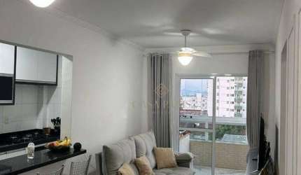Apartamento com 2 dormitórios à venda, 70 m² por R$ 489.000,00 - Vila Guilhermina - Praia Grande/SP