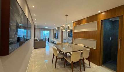 Apartamento com 3 dormitórios à venda, 129 m² por R$ 1.300.000,00 - Canto do Forte - Praia Grande/SP