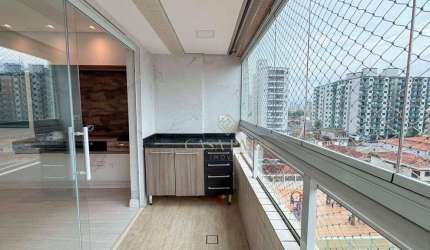 Apartamento com 2 dormitórios à venda, 68 m² por R$ 570.000 - Vila Guilhermina - Praia Grande/SP