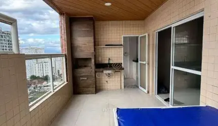 Cobertura com 3 dormitórios à venda, 136 m² por R$ 800.000 - Vila Guilhermina - Praia Grande/SP