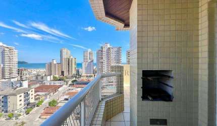 Apartamento com 3 dormitórios à venda, 108 m² por R$ 650.000,00 - Aviação - Praia Grande/SP