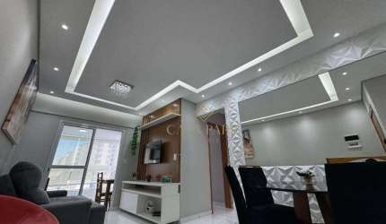 Apartamento com 2 dormitórios à venda, 65 m² por R$ 465.000,00 - Aviação - Praia Grande/SP
