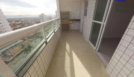 Apartamento com 2 dormitórios à venda, 94 m² por R$ 650.000,00 - Vila Guilhermina - Praia Grande/SP