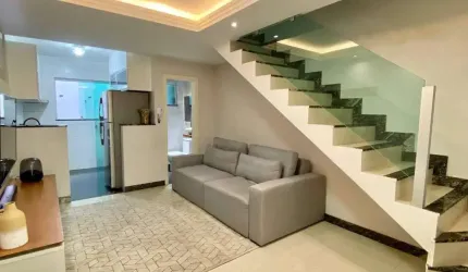 Casa geminada à venda, 2 quartos, 1 vaga, Santa Amélia - Belo Horizonte/MG