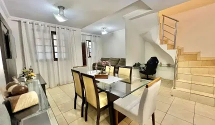 Casa geminada à venda, 2 quartos, 2 suítes, 2 vagas, Santa Branca - Belo Horizonte/MG