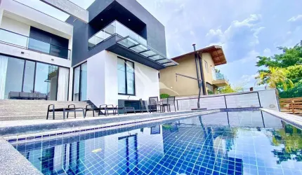 Casa em condomínio fechado com 4 quartos à venda na Avenida das Caúnas, Granja Viana, Carapicuíba por R$ 3.998.000