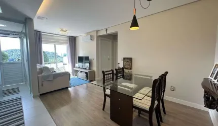 APARTAMENTO SEMIMOBILIADO 02 DORMITÓRIOS E 02 VAGAS NO BAIRRO CRUZEIRO