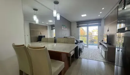 APARTAMENTO 02 DORMITÓRIOS 02 VAGAS SEMIMOBILIADO NO BAIRRO DESVIO RIZZO