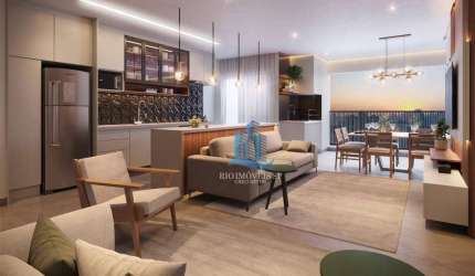 Apartamento com 3 dormitórios à venda, 89 m² por R$ 1.021.000,00 - Centro - São Caetano do Sul/SP