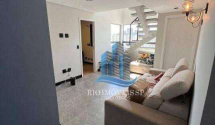 Cobertura com 2 dormitórios à venda, 98 m² por R$ 990.000,00 - Campestre - Santo André/SP