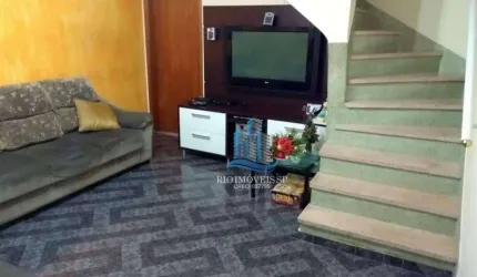 Sobrado com 2 dormitórios à venda, 107 m² por R$ 650.000,00 - Nova Gerti - São Caetano do Sul/SP