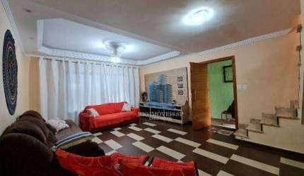 Sobrado com 4 dormitórios à venda, 220 m² por R$ 1.095.000,00 - Campestre - Santo André/SP
