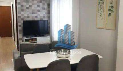 Apartamento com 2 dormitórios à venda, 52 m² por R$ 318.000,00 - Utinga - Santo André/SP