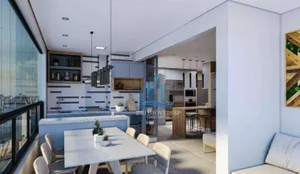 Apartamento com 3 dormitórios à venda, 127 m² por R$ 1.345.000,00 - Centro - Santo André/SP