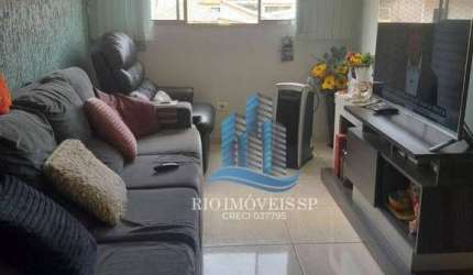 Apartamento com 2 dormitórios à venda, 71 m² por R$ 550.000,00 - Nova Gerti - São Caetano do Sul/SP