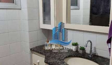 Apartamento com 3 dormitórios à venda, 61 m² por R$ 415.000,00 - Vila Palmares - Santo André/SP