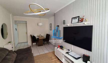 Apartamento com 3 dormitórios à venda, 61 m² por R$ 415.000,00 - Vila Palmares - Santo André/SP