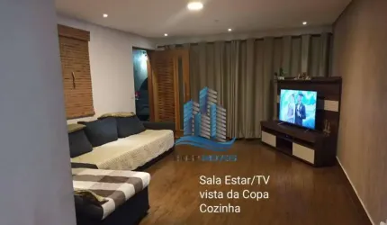 Sobrado com 3 dormitórios à venda, 261 m² por R$ 1.350.000,00 - Cerâmica - São Caetano do Sul/SP
