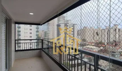 Apartamento de 2 quartos (1 suíte) no bairro de Guilhermina em Praia Grande - SP