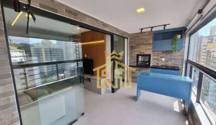 Lindo apartamento Semi-mobiliado no Canto do Forte -  03 Suítes - Varanda Gourmet - vista mar - Lazer Completo - 2 vagas privativas