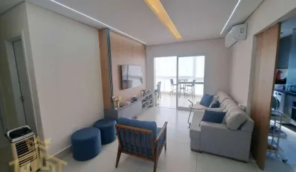 Apartamento com 3 dormitórios à venda, 109 m² por R$ 1.238.000,00 - Vila Guilhermina - Praia Grande/SP