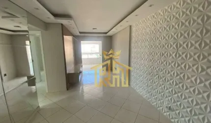 Apartamento com 2 quartos, 1 suíte no bairro de Vila Tupi em Praia Grande - SP
