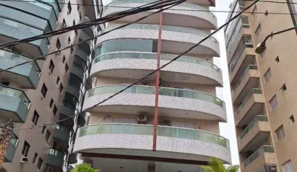 Apartamento 02 Dormitórios (01 Suíte) - Sacadas - Lazer - 1  vaga - Guilhermina - Praia Grande