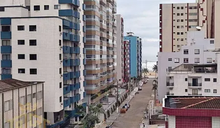 Apartamento de 2 quartos, 1 suíte  no bairro de Guilhermina em Praia Grande - SP