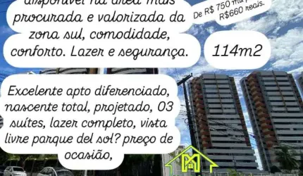 Desafio um oportunidade única para você morar ótimo apto lugar mais valorizado e procurado zona sul