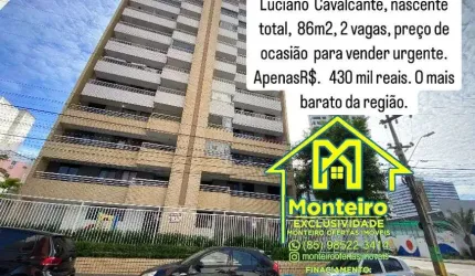 Oportunidade única para vender urgente ótimo apto área nobre preço de ocasião. 380 mil