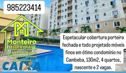 Oportunidade imperdível de uma cobertura impecável e projetada vocês finos porteira fechada