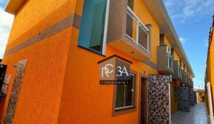 Sobrado próximo a praia com 2 dormitórios à venda, 59 m² por R$ 319.000 - Jardim Cibratel II - Itanhaém/SP