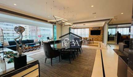 Apartamento venda Tatuapé de altíssimo padrão, mobiliado e decorado com 425 m², 5 suítes, 7 vagas,