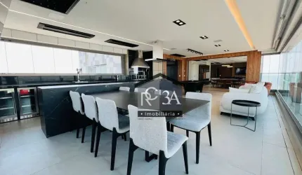 Apartamento alto padrão mobiliado e decorado para locação no Tatuapé São Paulo-SP.