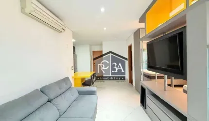 Apartamento com 1 dormitório à venda, 55 m², 2 vagas- Anália Franco - São Paulo/SP