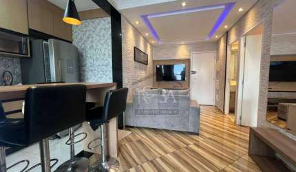 Apartamento com 1 dormitório, 52 m² - venda por R$ 700.000,00 ou aluguel por R$ 5.120,00/mês - Jardim Anália Franco - São Paulo/SP