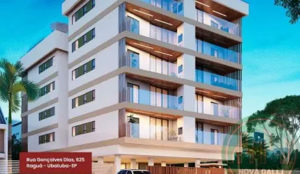 Apartamento com 2 quartos à venda em Itaguá, Ubatuba  por R$ 509.400