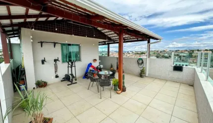 Cobertura com 4 quartos à venda no Leblon (Venda Nova), Belo Horizonte  por R$ 410.000