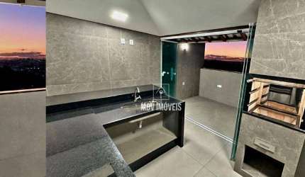 Cobertura 4 quartos, 3 vagas de garagem com elevador no Planalto!