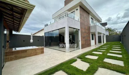 Casa 3 Quartos em Condomínio fechado próximo a Lagoa Central, com 166m² de área construída, Condomínio Trilhas do Sol / Lagoa Santa