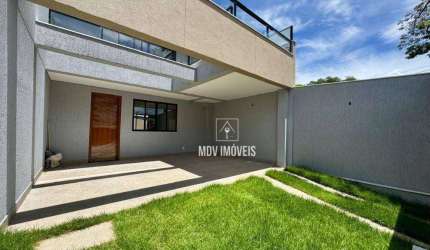 Casa Moderna e Imponente c/ 3 quartos, suite, possui 155m², 2 Vagas de garagem, bairro Vila Cloris / Belo Horizonte-MG