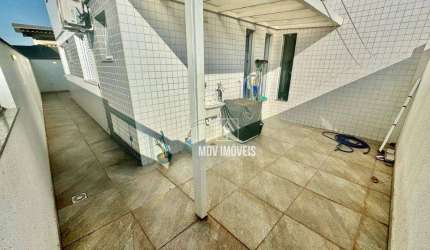 Área Privativa com 3 quartos c/ suite e 2 vagas cobertas paralelas, 140m² de área, localizada no bairro Heliopolis / Belo Horizonte