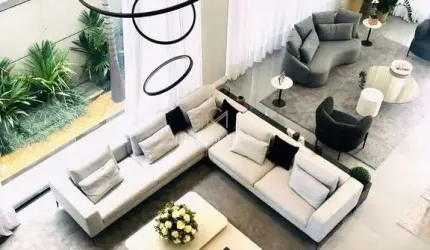 CASA CONTEMPORÂNEA NO ALPHAVILLE COM 1000M2 VENDIDA PORTEIRA FECHADA E PAGAMENTO FACILITADO